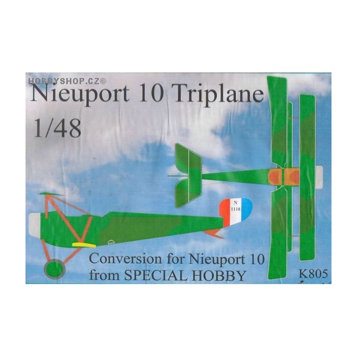 Nieuport 10 Triplane Conversion - 1/48 resin kit