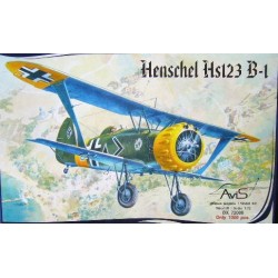 Henschel Hs 123 B-1 - 1/72 kit