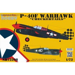 P-40F Warhawk Checkertails - 1/72 kit