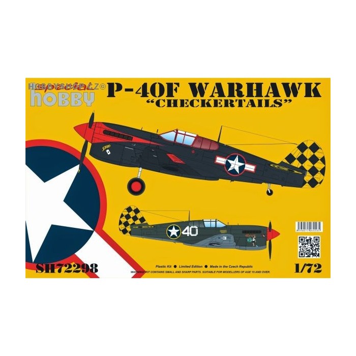 P-40F Warhawk Checkertails - 1/72 kit