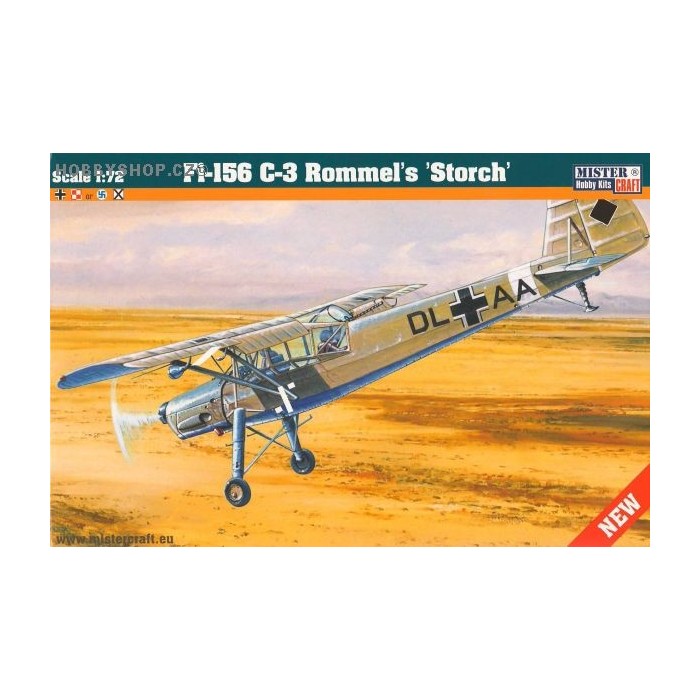 Fi 156C-3 Rommel's Storch - 1/72 kit