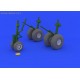 B-29 wheels - 1/48 update set
