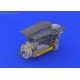 Bf 109G-6 engine and guns - 1/48 update set