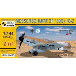 Messerschmitt Bf 109G-1/G-2 ‘Fighter Aces’ 2in1 - 1/144 kit