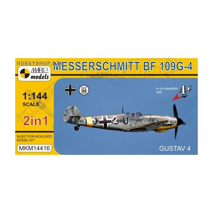 Messerschmitt Bf 109G-4 2in1 - 1/144 kit