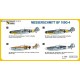 Messerschmitt Bf 109G-4 2in1 - 1/144 kit