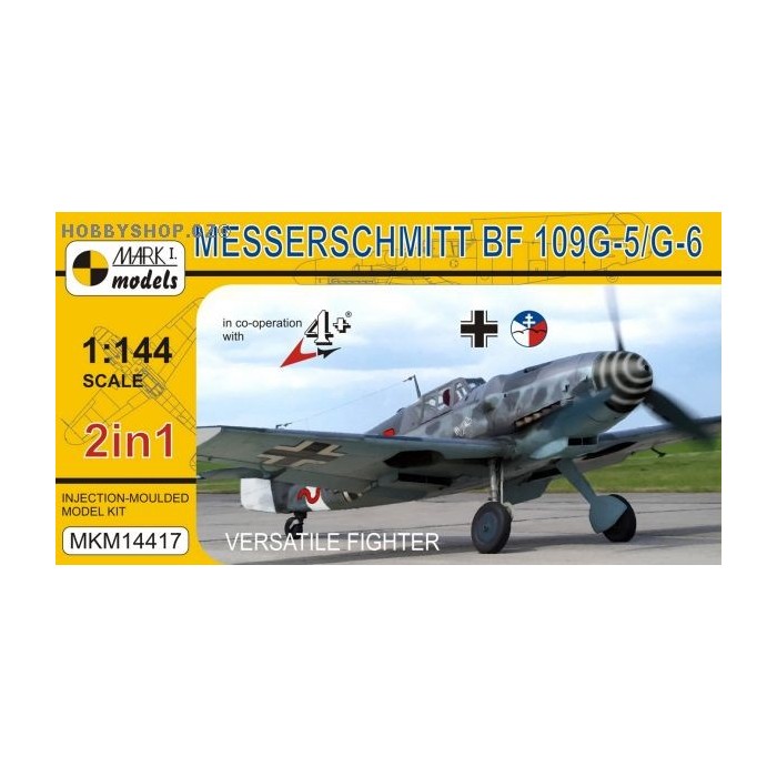 Messerschmitt Bf 109G-5/6 2in1 - 1/144 kit