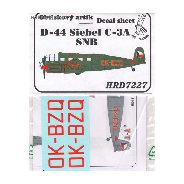 D-44 / Aero C-3A SNB - 1/72 decal