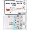 K-68 / Piper L-4B SNB - 1/72 decal