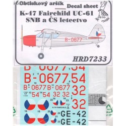 K-47 / Fairchild UC-61 SNB and CSAF - 1/72 decal