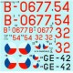 K-47 / Fairchild UC-61 SNB and CSAF - 1/72 decal