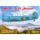 Yak-11 / C-11 "Moose" DDR, Austria, USSR - 1/72 kit