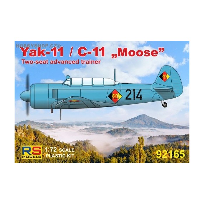 Yak-11 / C-11 "Moose" DDR, Austria, USSR - 1/72 kit