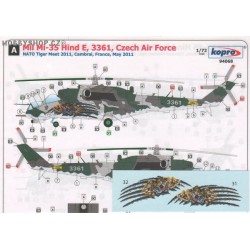 Mi-35 Hind E Czech, Indian A.F. - 1/72 decal