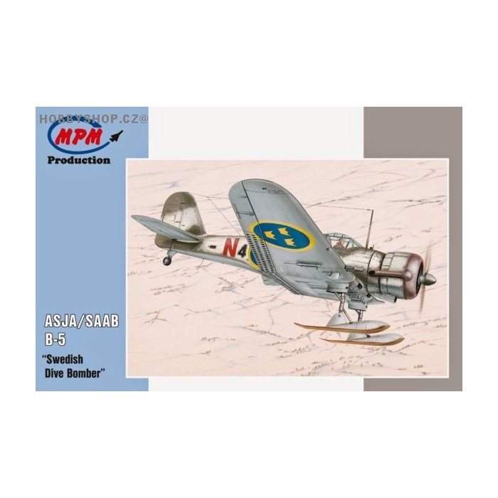 ASJA / SAAB B-5 Swedish Dive Bomber - 1/72 kit