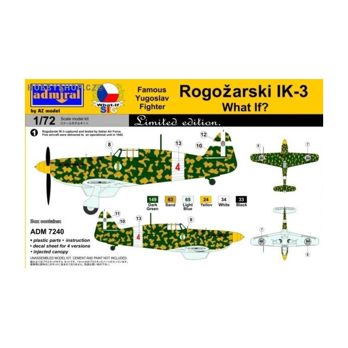 Rogožarski IK-3 "What If?" - 1/72 kit