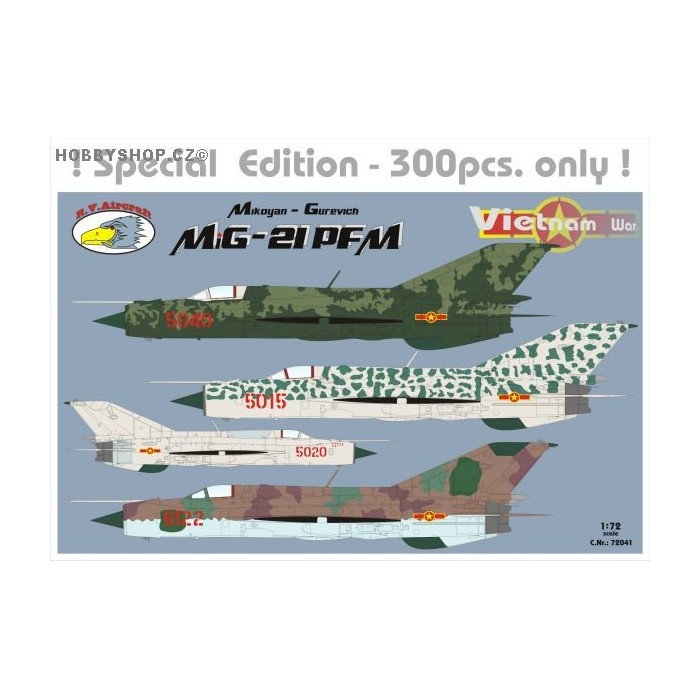 MiG-21PFM Vietnam War - 1/72 kit