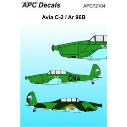 Avia C-2 / Arado Ar 96B  - 1/72 obtisk