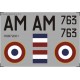 Canberra B Mk.6 Armée de l'Air  - 1/72 decal