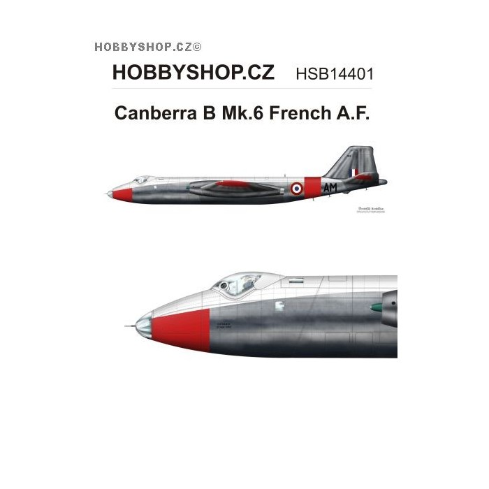 Canberra B Mk.6 Armée de l'Air  - 1/144 decal