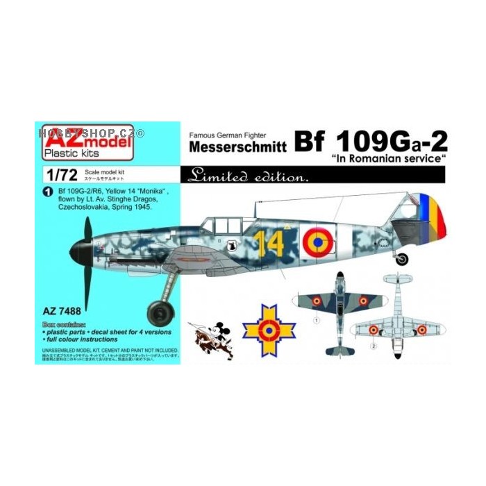Bf 109Ga-2 In Romanian Service - 1/72 kit