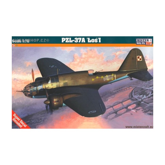 PZL P-37A Los I - 1/72 kit