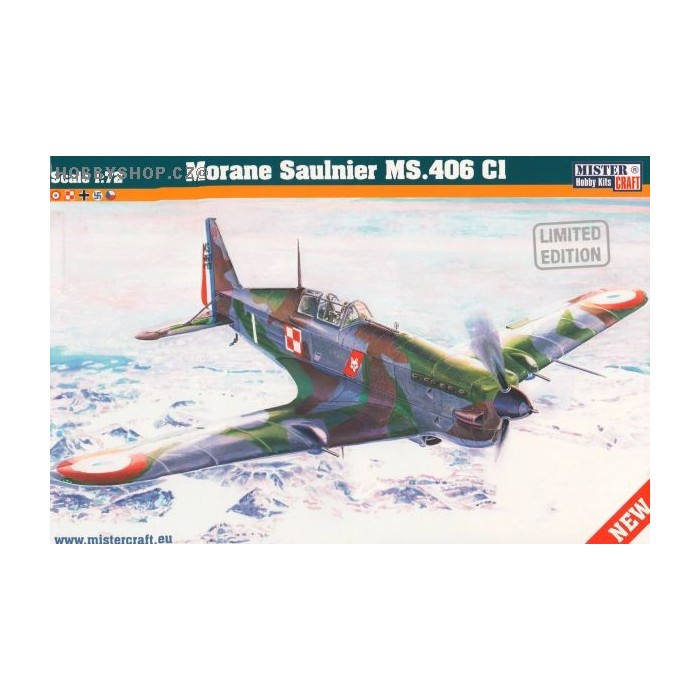 Morane Saulnier MS.406C-1 - 1/72 kit