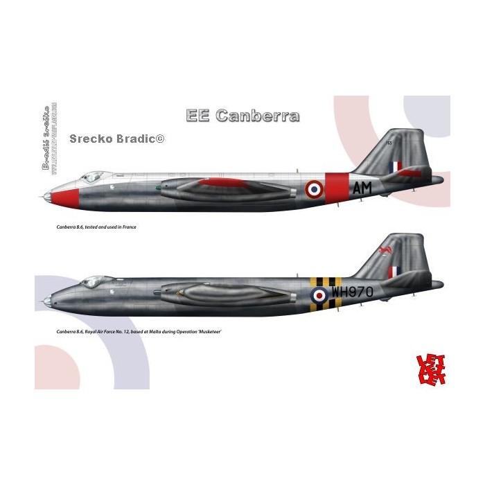 E.E. Canberra A3 print by Srecko Bradic