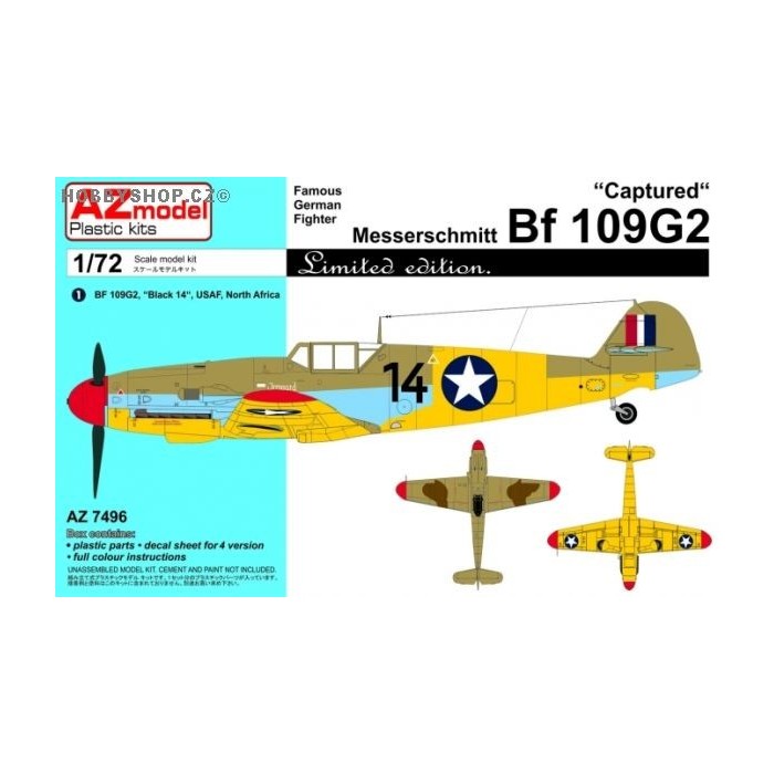 Bf 109G-2 Captured - 1/72 kit