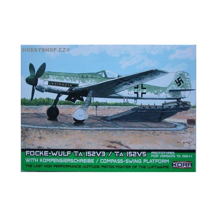 Focke-Wulf Ta 152V-3/V-5 with Kompensierchreibe - 1/72 kit