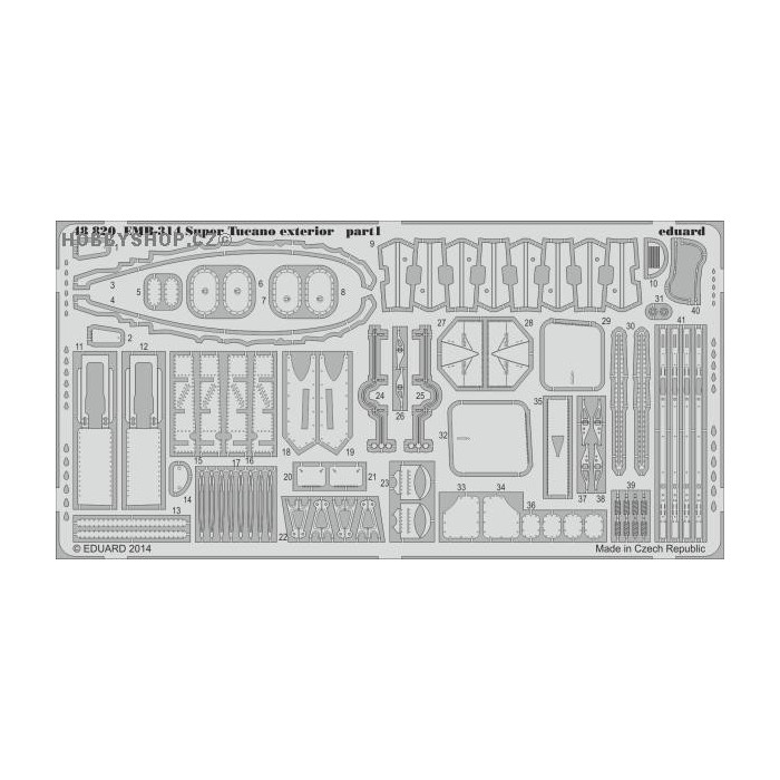EMB-314 Super Tucano exterior - 1/48 PE set