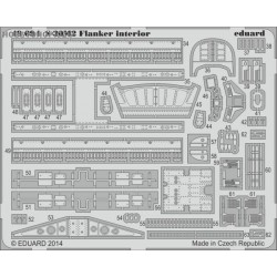 S-30M-2 Flanker interior S.A. - 1/48 painted PE set