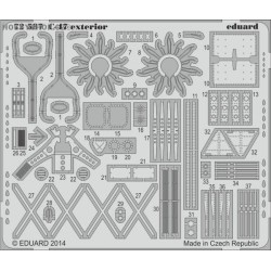 C-47 exterior - 1/72 PE set