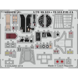 F4U-1A S.A. - 1/72 ZOOM painted PE set