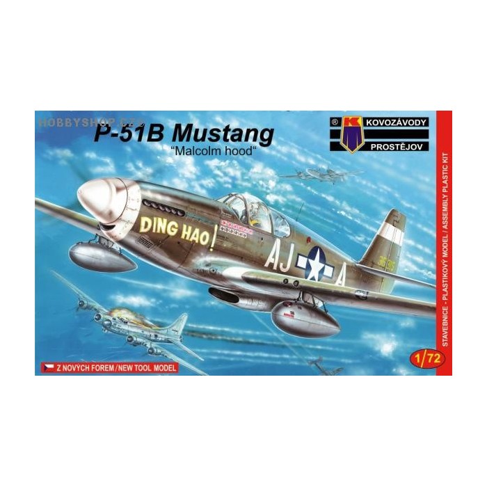 P-51B Mustang (Malcolm canopy) - 1/72 kit