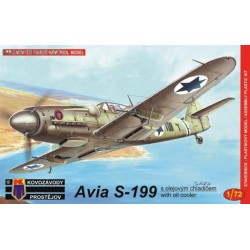 Avia S-199 with oil cooler - 1/72 kit