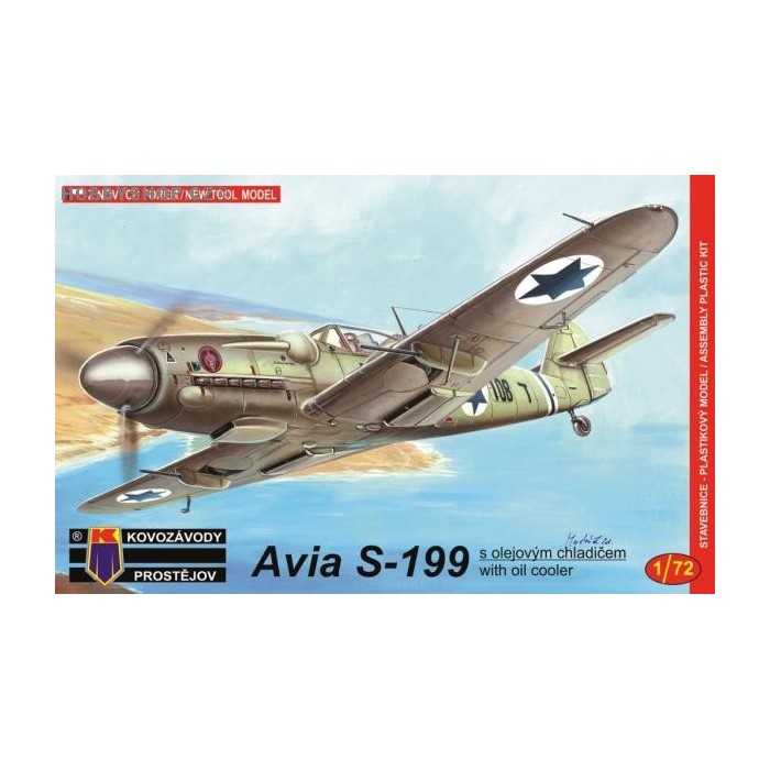 Avia S-199 with oil cooler - 1/72 kit