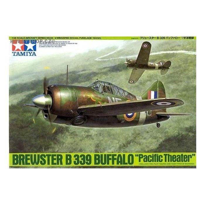 Brewster B-339 Buffalo Pacifoc Theater - 1/48 kit