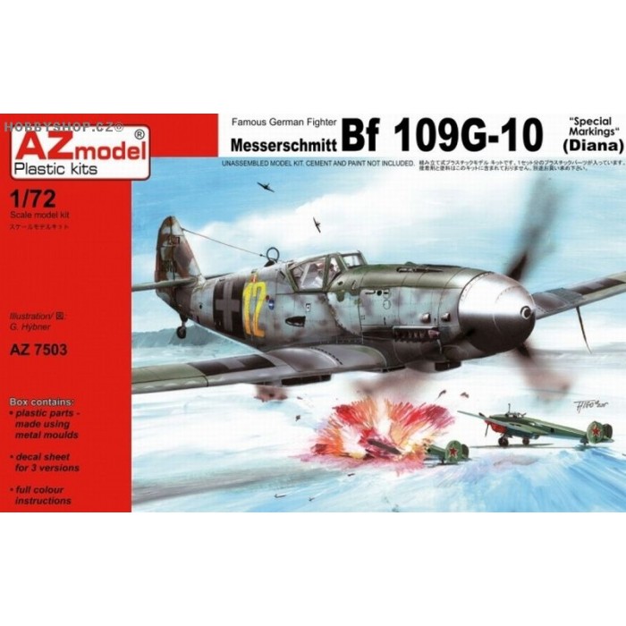 Messerschmitt Bf-109G-10 Special markings (Diana) - 1/72 kit