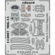 MiG-15 - 1/144 painted PE set