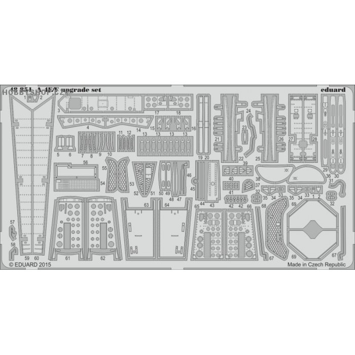 A-4E/F upgrade set - 1/48 PE set