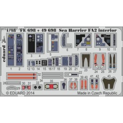Sea Harrier FA2 interior S.A. - 1/48 painted PE set