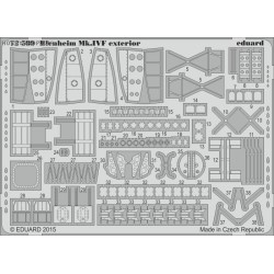 Blenheim Mk.IVF exterior - 1/72 PE set