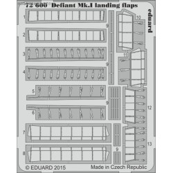 Defiant Mk.I landing flaps - 1/72 PE set