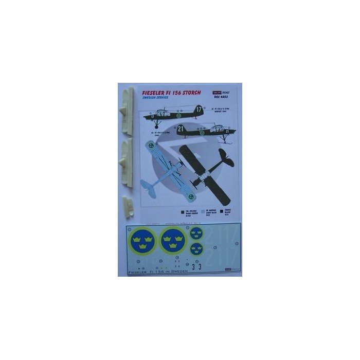 Fi 156 Storch (Swedish service) - 1/48 decals