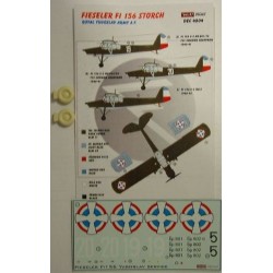 Fi 156 Storch Yugoslavia - 1/48 decals