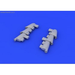 Hurricane Mk.I exhaust stacks  - 1/48 detail set