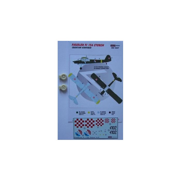 Fi 156 Storch (Croatian Air Force) - 1/48 decals