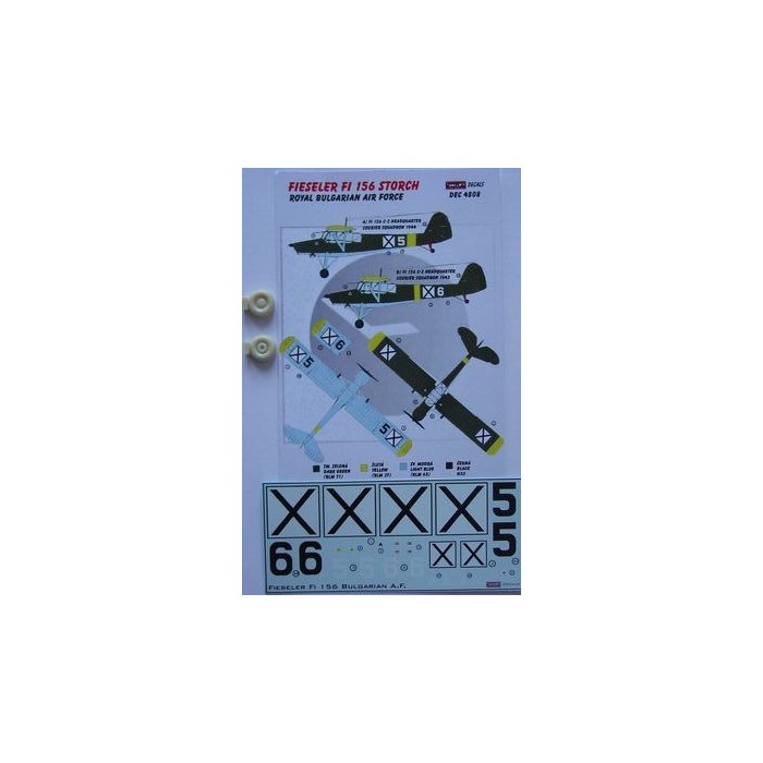 Fi 156 Storch (Royal Bulgarian AF) - 1/48 decals