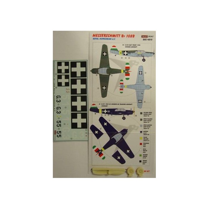 Messers. Bf 108B  (Royal Hungarian A.F.) - 1/48 decals